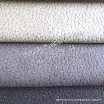 Polyester geprägtes Wildleder Leder Sofa Stoff